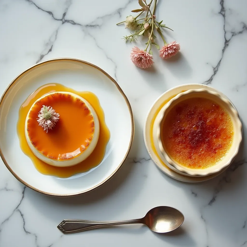 Is crème brûlée the same as custard?