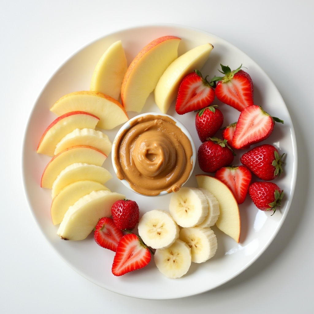 Is fruit with peanut butter healthy