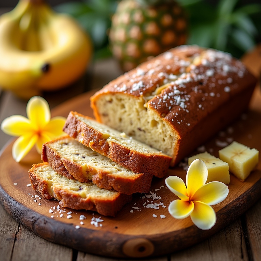 Hawaiian Banana Bread Recipe