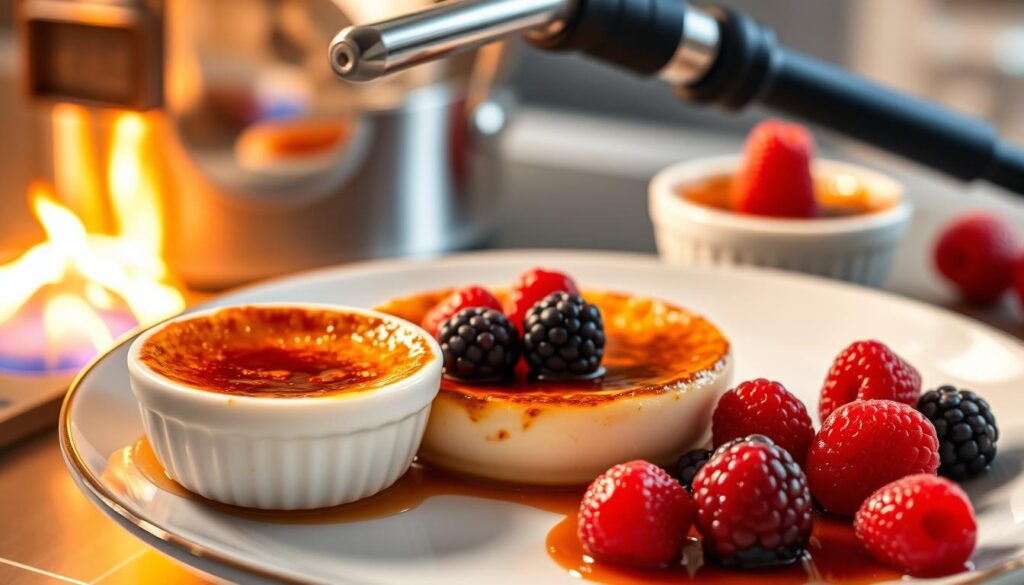 How to caramelize brulee?
