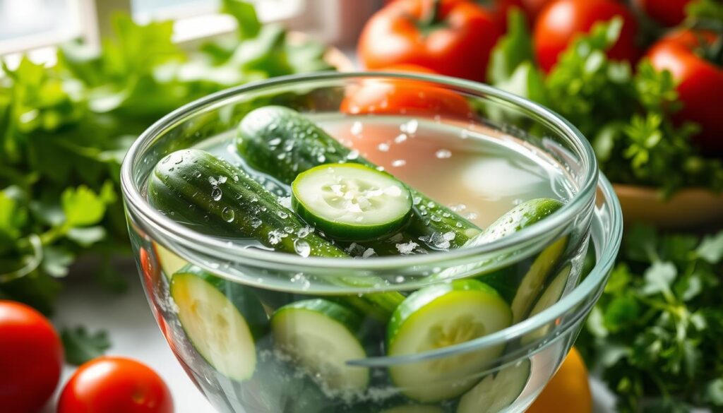 Why Soak Cucumbers in Salt Water Before Making Salad