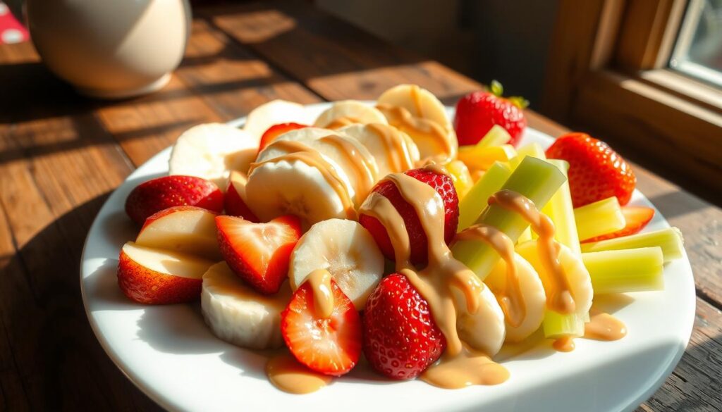 Fruit with Peanut Butter Recipe