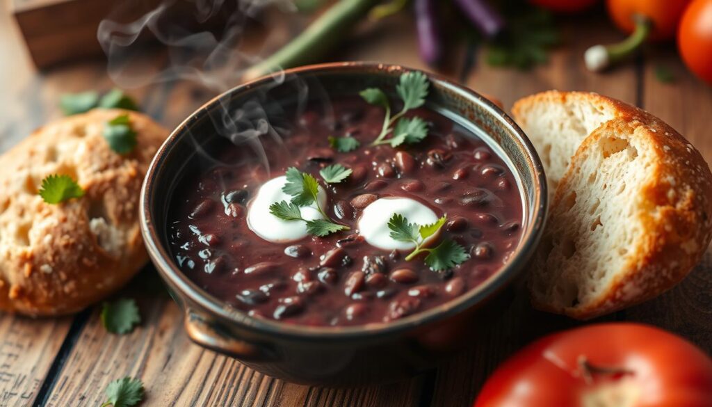 Purple Black Bean Soup Recipe