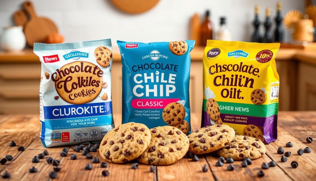 What are the top 3 brands of chocolate chip cookies