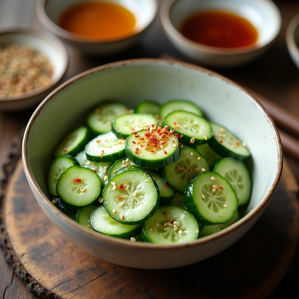 What is cucumber salad made of?