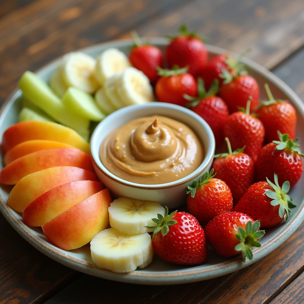 Fruit with Peanut Butter Recipe