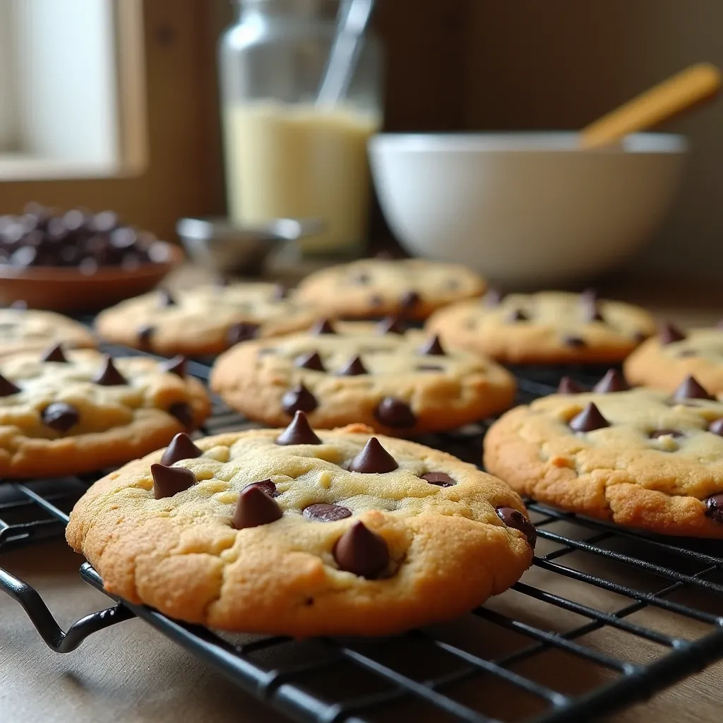 How to keep chocolate chip cookies from flattening