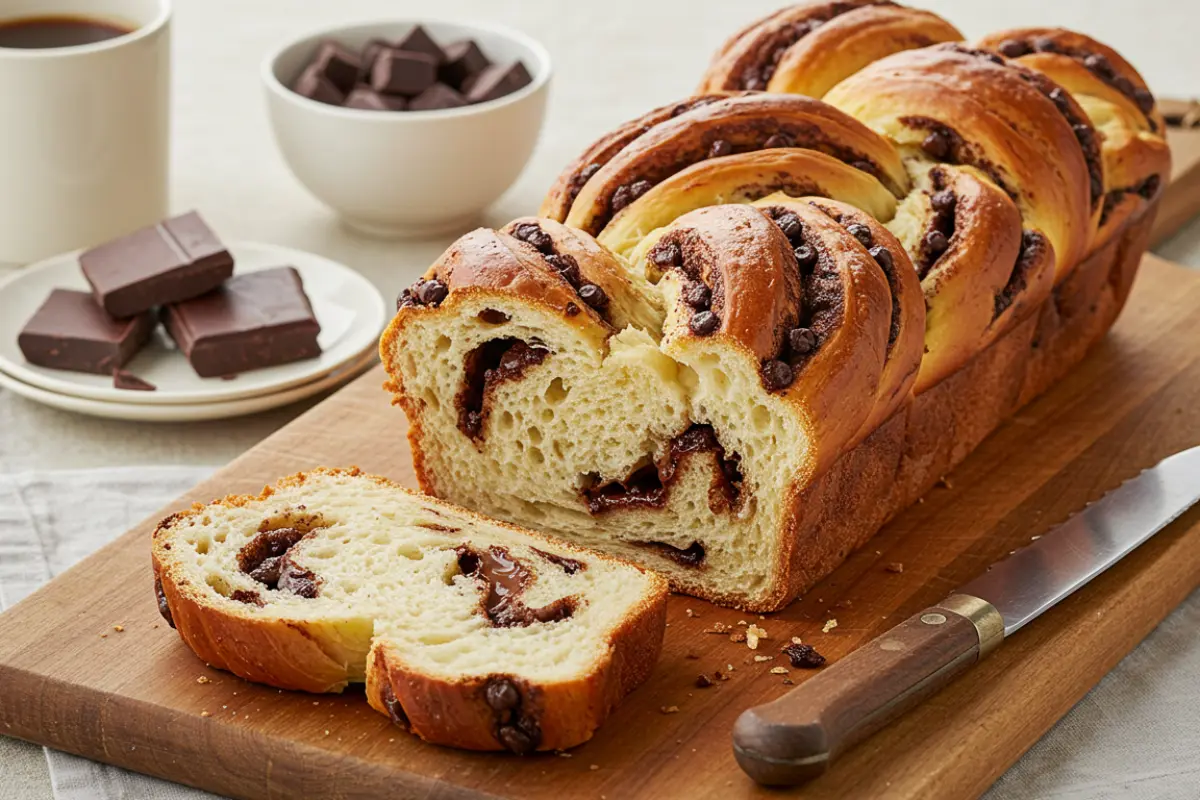 braided chocolate chip brioche recipe​