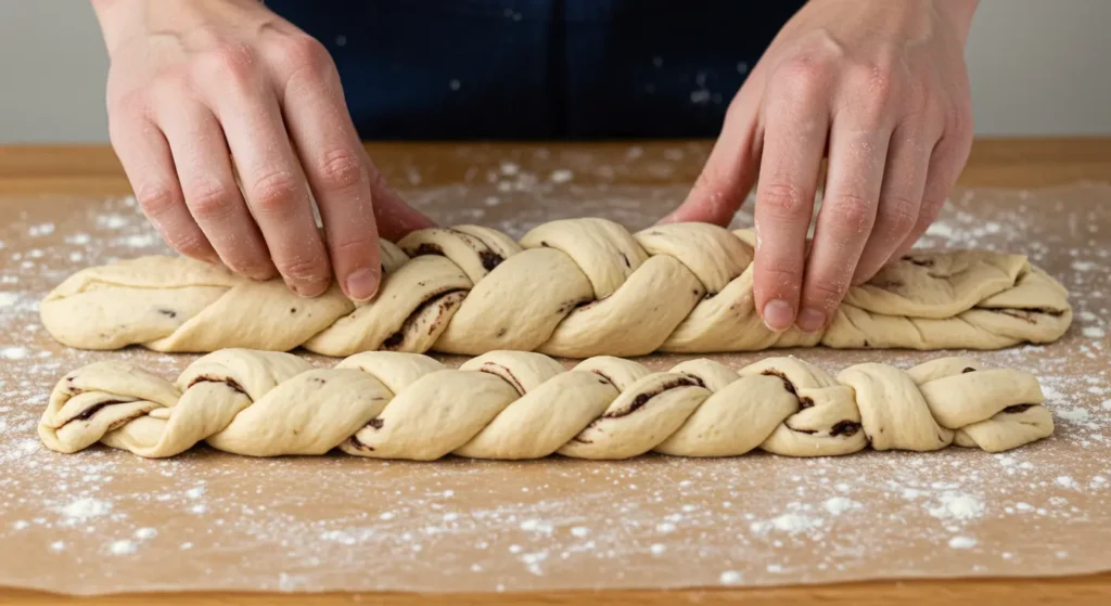 braided chocolate chip brioche recipe​