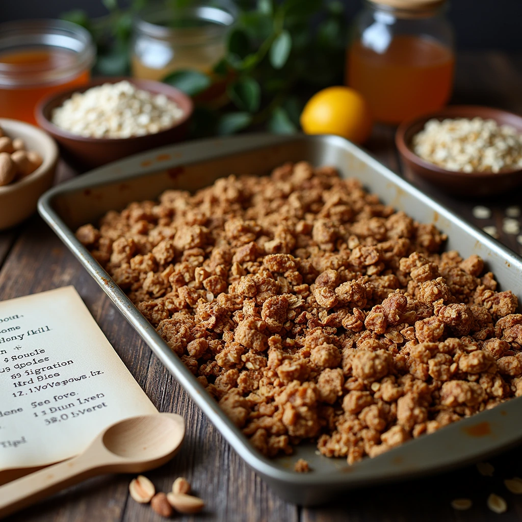 Why are homemade granola not crunchy