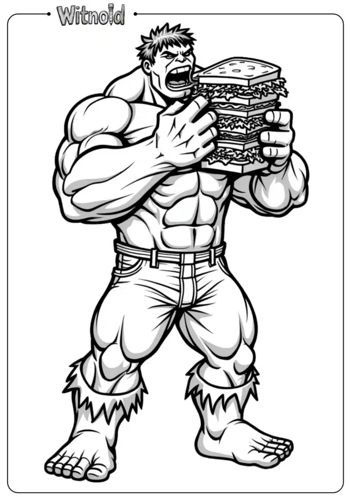 hulk coloring pages