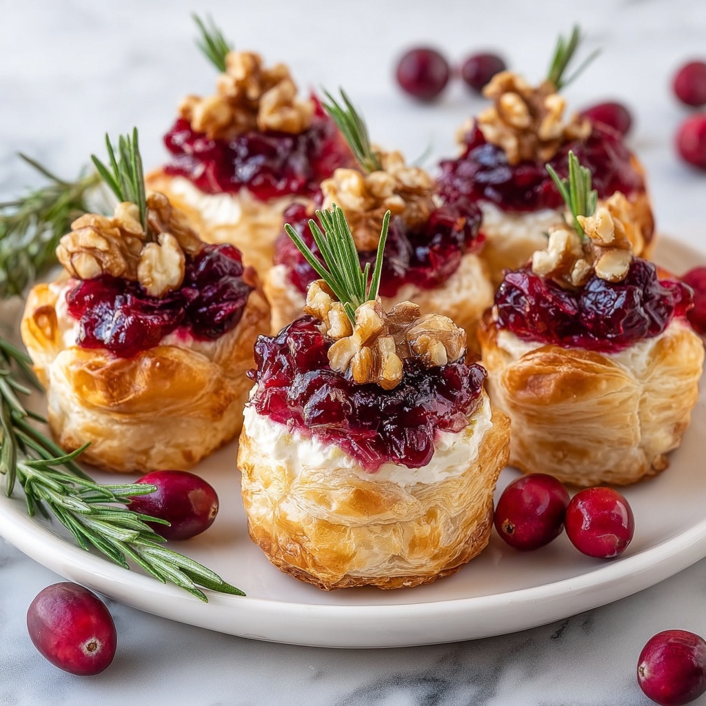Cranberry Brie Bites Recipe - Recipe Image