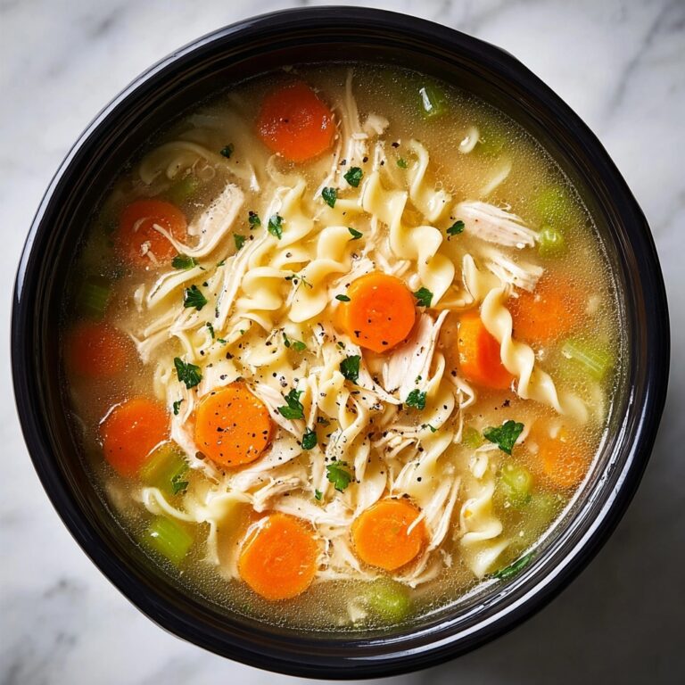 Crockpot Chicken Noodle Soup Recipe