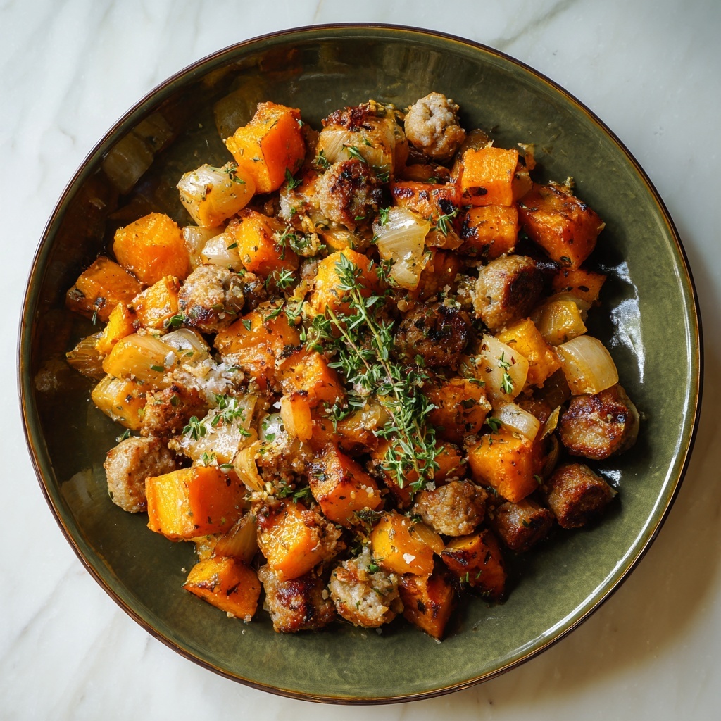 Sausage Sweet Potatoes with Honey Garlic Recipe - Recipe Image