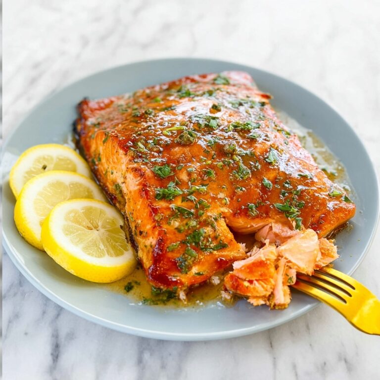 Honey Dijon Glazed Baked Salmon Recipe