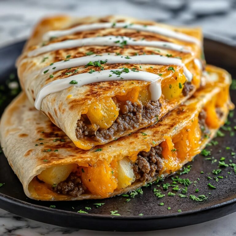 Heavenly Cheesy Potato Burritos for Your Comfort Food Cravings Recipe