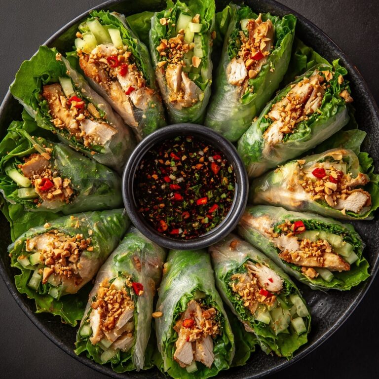 Lettuce Wrap Summer Rolls Recipe