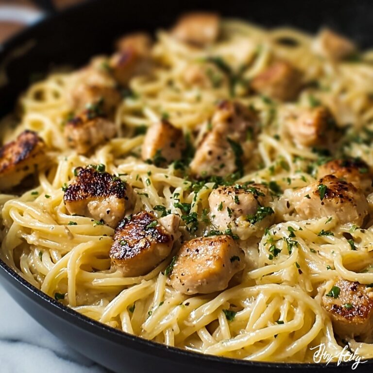 Creamy Chicken Carbonara Skillet Recipe