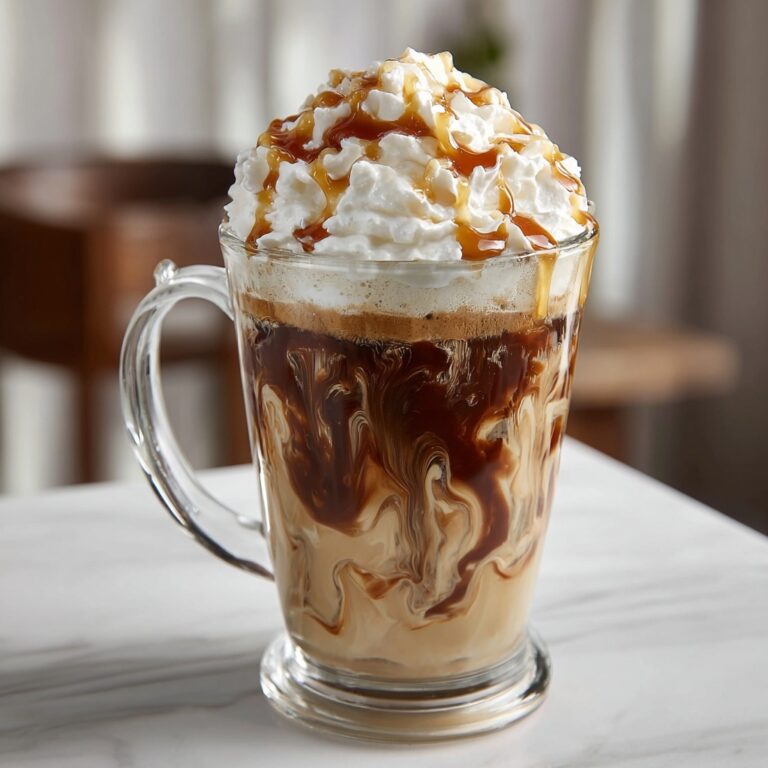 Caramel Hazelnut Iced Coffee Recipe