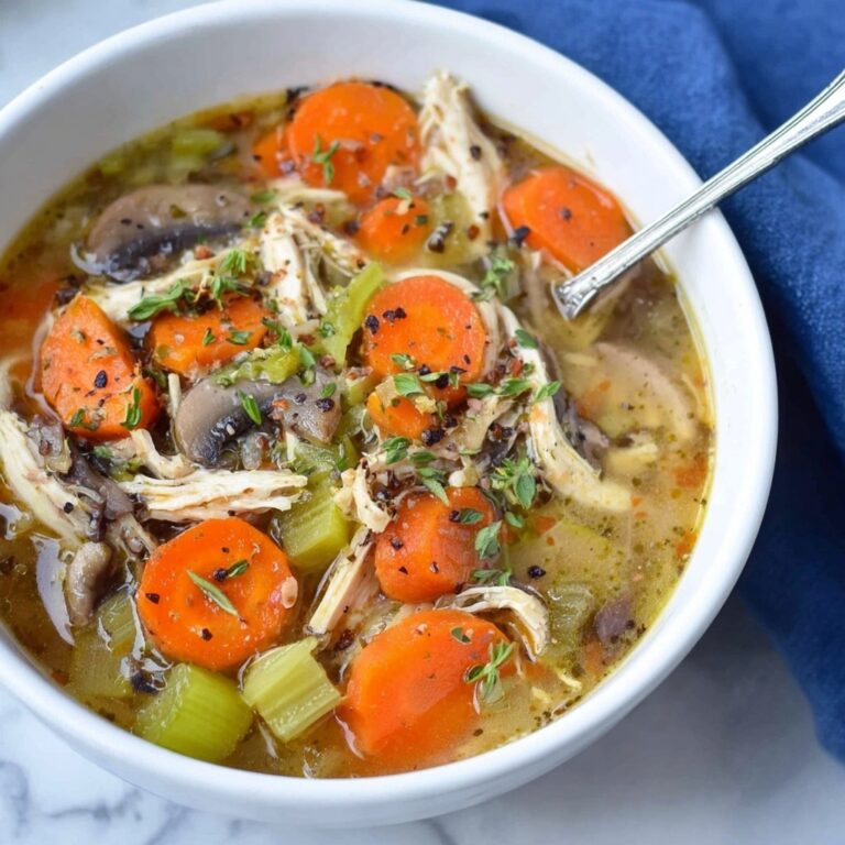 Instant Pot Chicken Wild Rice Soup Recipe