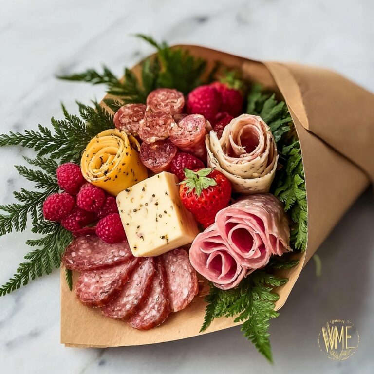 Stunning Charcuterie Bouquet for Date Night Recipe