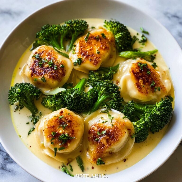 Creamy Garlic Parmesan Tortellini with Chicken and Broccoli Recipe