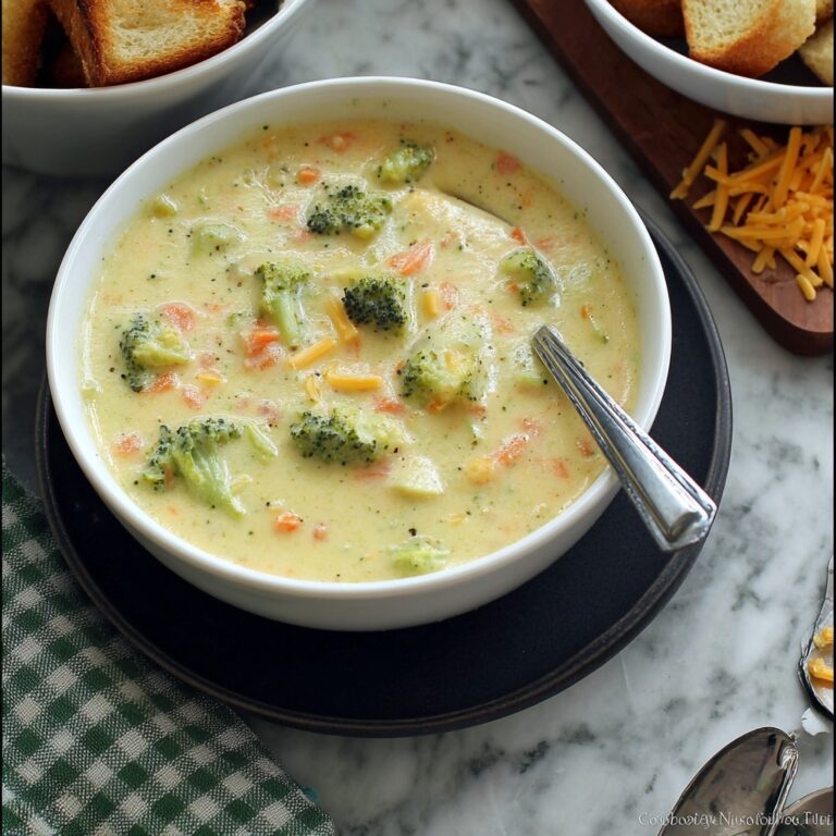 Broccoli Cheddar Soup Recipe