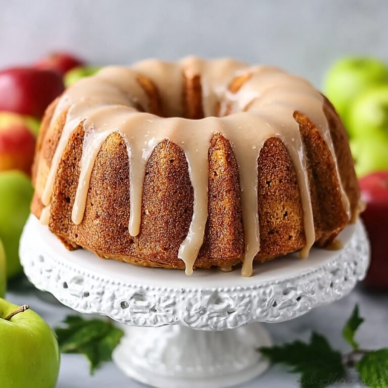 Vegan Gluten-Free Apple Bundt Cake with Easy Glaze Recipe