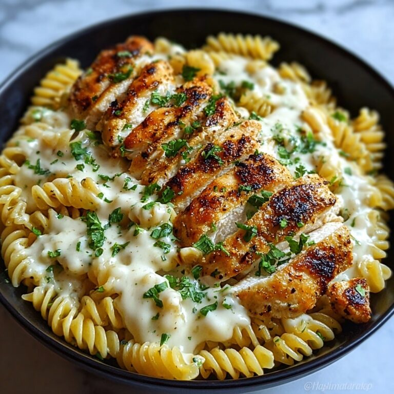 Creamy Cajun Chicken Rotini with Mozzarella Alfredo Recipe