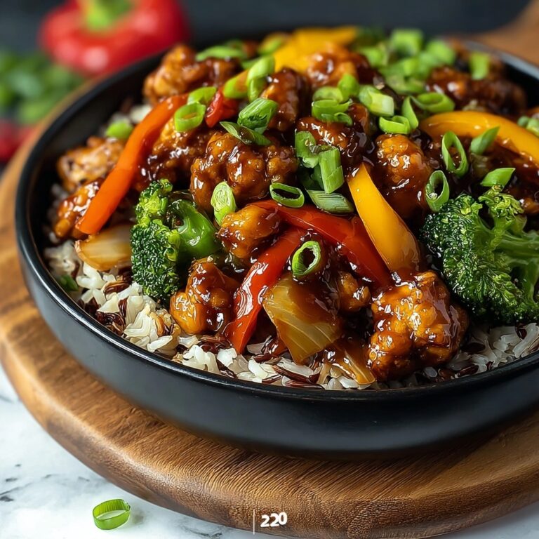 Breezy Teriyaki Chicken Stir-Fry with Rainbow Veggies & Wild Rice Recipe