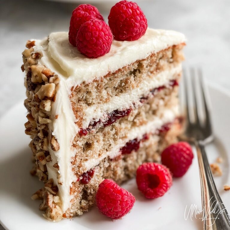 One Bowl Vegan Almond Raspberry Cake with Cream Cheese Frosting Recipe