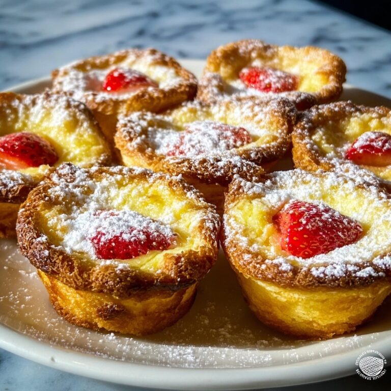 Mini German Pancakes with Fresh Fruit and Powdered Sugar Recipe